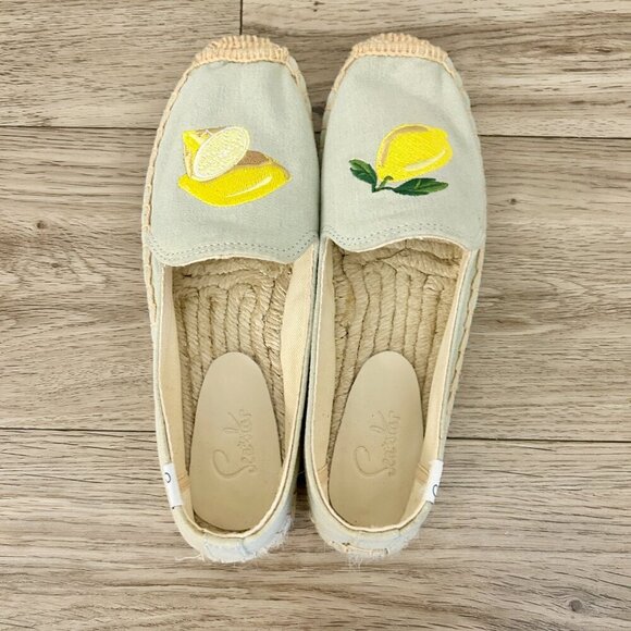 Sea Star Beachwear Bayside Beach Club Espadrille Lemon Sky Size 6 BRAND NEW - Picture 7 of 10